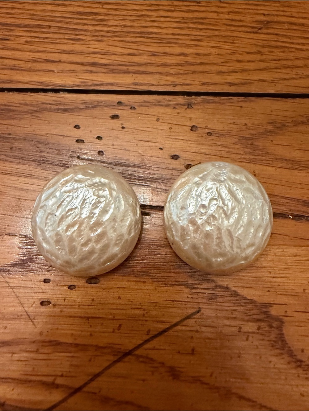 VINTAGE FAUX PEARL CLIP ON EARRINGS MARVELLA